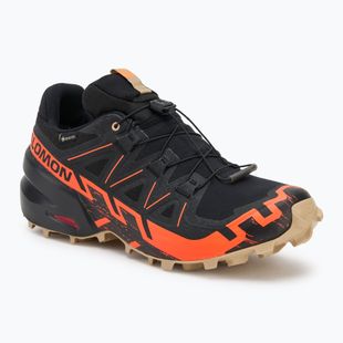 Мъжки обувки за бягане Salomon Speedcross 6 GTX black/shocking orange/white pepper