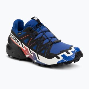 Обувки за бягане Salomon Speedcross 6 GTX surf the web/fiery red/white