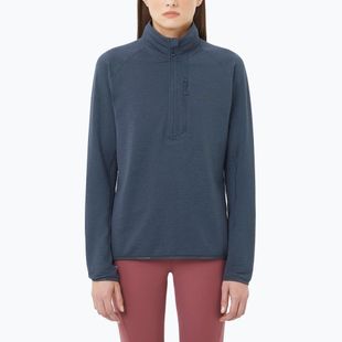 Дамски суитшърт за трекинг Salomon Essential Lightwarm Half Zip blue night