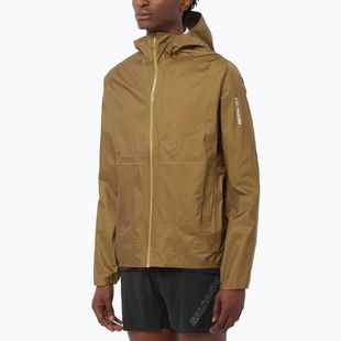 Мъжко яке за бягане Salomon Bonatti Waterproof brilliant olive
