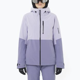 Дамско ски яке Salomon Highland cosmic sky/blue granite