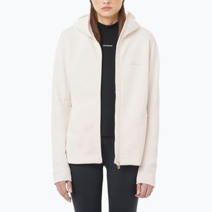 Дамски суитшърт Salomon Outline Warm Fleece Hoodie whisper white