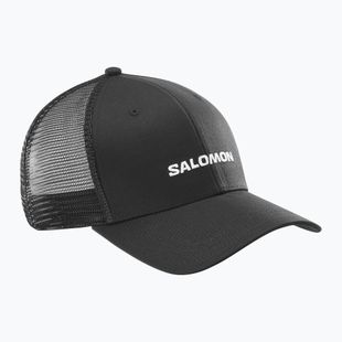 Шапка с козирка Salomon Logo Trucker deep black