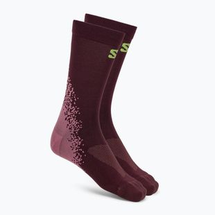 Чорапи Salomon Gravel Crew butterfly/dusky orchid/huckleberry