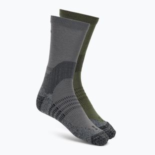 Чорапи Salomon X Ultra Access Crew 2 pairs excalibur/olive night