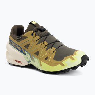 Мъжки обувки за бягане Salomon Speedcross 6 GTX grape leaf/aspargus green