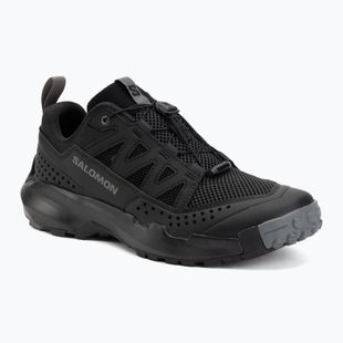 Мъжки туристически обувки Salomon Techamphibian 5 black/black/castlerock
