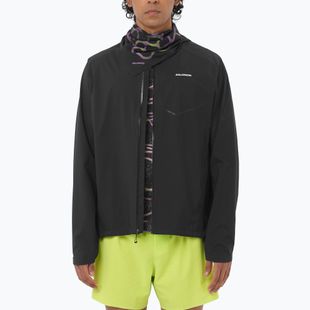 Мъжко яке за бягане Salomon Bonatti Waterproof dee black