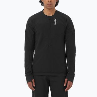 Мъжки суитшърт за бягане Salomon Ultra Fleece Deep Black