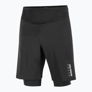 Мъжки шороти за бягане Salomon S/Lab Ultra 2IN1 deep black