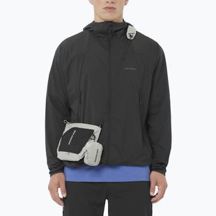 Мъжко ветроустойчиво яке Salomon Outwind Full Zip дълбоко черно