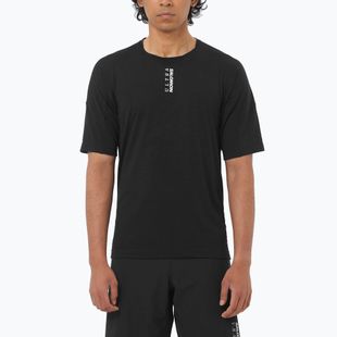 Мъжка тениска за бягане Salomon Ultra Tee deep black