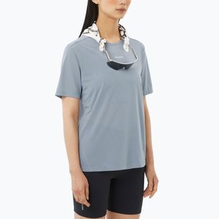 Дамска тениска за бягане Salomon Shakeout Core trade winds