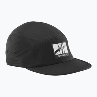 Шапка с козирка Salomon Wild Rays 5 Panel deep black