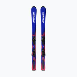 Детски ски за спускане със ски автомати Salomon Equipe Jr M + L6 GW race blue/equipe red