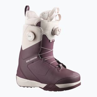 Дамски сноуборд обувки Salomon Kiana Dual Boa W huckleberry/dawn pink/almond milk