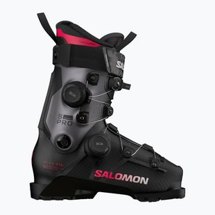 Дамски ски обувки Salomon S/PRO Supra Dual Boa 115 W black/beluga met/raspberry