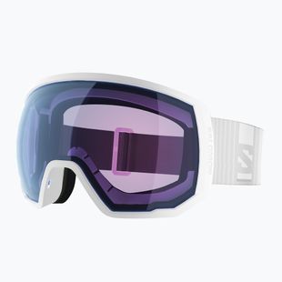 Скиорскa маска Salomon Radium Pro Outline Sigma Photo S1-S3 white/sigma photo sky blue