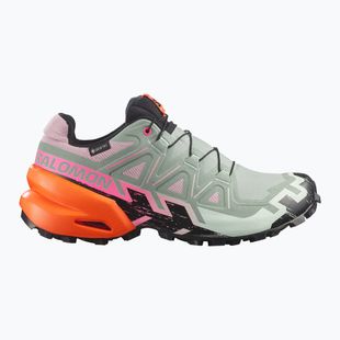 Дамски обувки за бягане Salomon Speedcross 6 GTX Icon black/green milieu