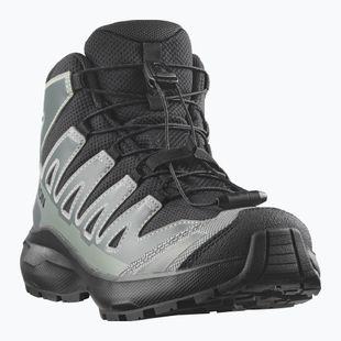Детски туристически обувки Salomon XA PRO MID Waterproof black/sedona sage