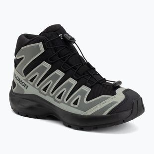 Детски туристически обувки Salomon XA PRO MID Waterproof black/sedona sage