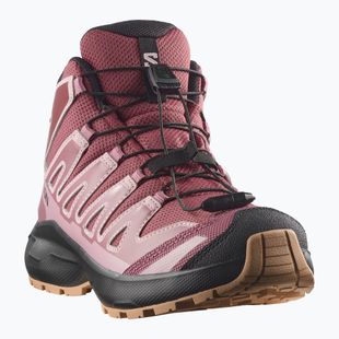 Детски туристически обувки Salomon XA Pro Mid Waterproof nocturne/dusky orchid