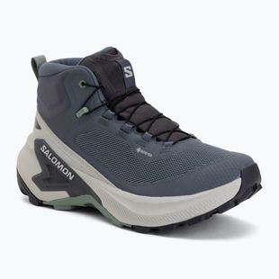 Дамски туристически обувки Salomon Genesis Mid GTX grisaille/green milieu