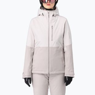 Дамско скиорско яке Salomon Highland white sand/silver cloud