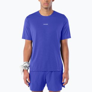 Мъжка тениска за бягане Salomon Shakeout Core SS Tee clematis blue