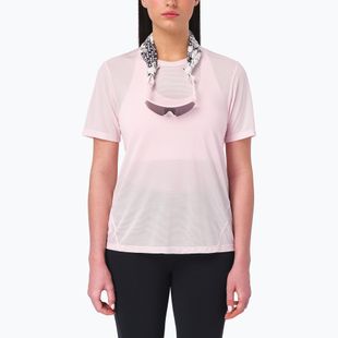 Дамска тениска за бягане Salomon Shakeout Core SS Tee icy pink