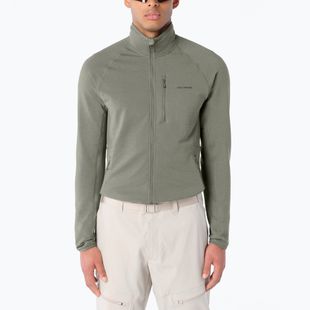 Мъжки суитшърт за трекинг Salomon Essential Lightwarm Full Zip castor gray