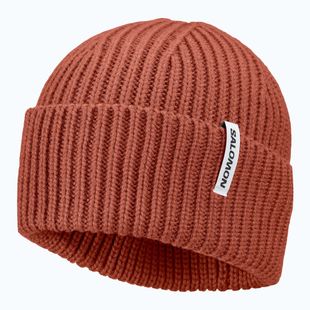 Зимна шапка Salomon Snowbird burnt umber