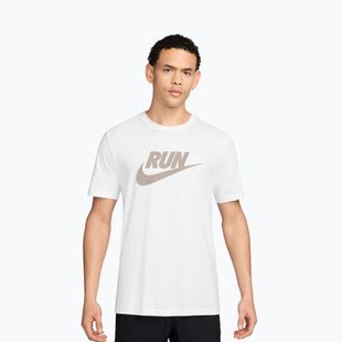 Мъжка тениска Nike Dri-Fit Running white/moon particle