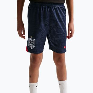 Детски футболни шорти Nike England 2026 Stadium Away obsidian/speed red/white/speed red