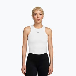 Дамска тениска Nike One Fitted Dri-Fit Cropped Tank thunder white/black