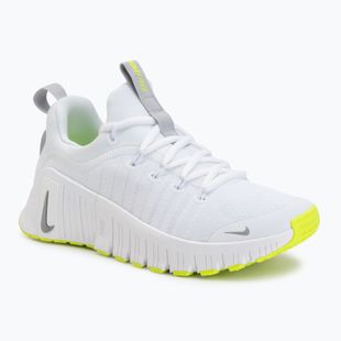 Дамски обувки за тренировка Nike Free Metcon 6 white/volt/metallic silver