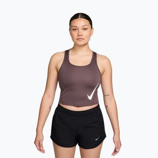 Дамска тениска за бягане Nike Swoosh Run Dri-Fit tattoo/black/white