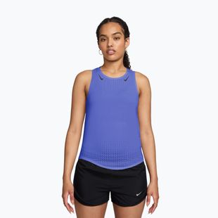 Дамска тениска за бягане Nike AeroSwift Dri-Fit ADV Singlet sapphire/black