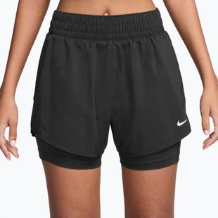 Дамски шорти Nike One Dri-Fit High-Waisted 3“ 2In1 black/white
