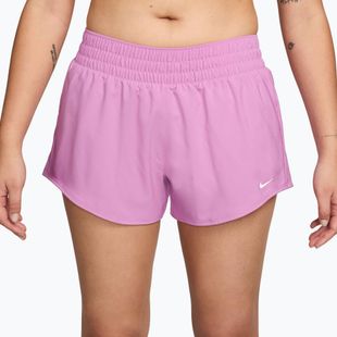 Дамски шорти Nike One Dri-Fit 3” light magenta/white