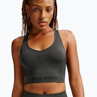 Дамска тениска Nike Pro Seamless Dri-Fit Cropped dark