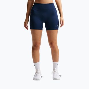 Дамски тренировъчни шорти Nike One midnight navy/white