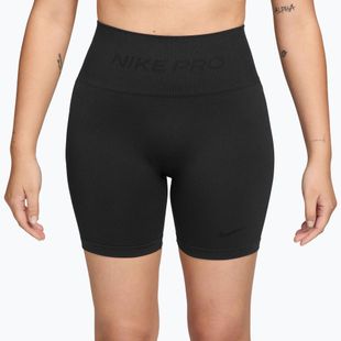 Дамски шорти Nike Pro Seamless High-Waisted Biker 5“ black
