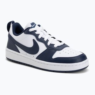 Детски обувки Nike Court Borough Low Next Bloom white/white/midnight navy