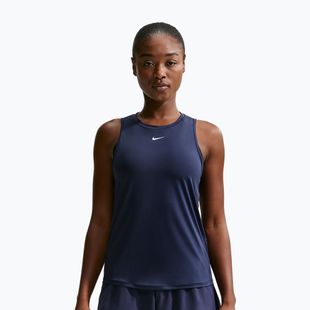 Дамска тренировъчна тениска Nike One Classic Dri-Fit midnight navy/white