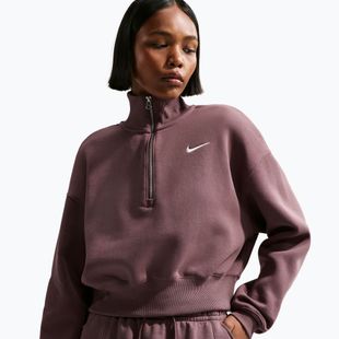Дамски суитшърт Nike Sportswear Phoenix Fleece 1/2 Zip Cropped tattoo/sail