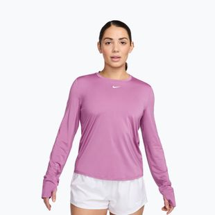 Блуза с дълъг ръкав за тренировка Nike One Classic Dri-Fit light magenta/white