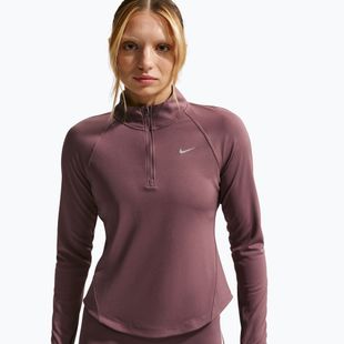 Дамски суитшърт за бягане Nike Tempo Swoosh Run Dri-Fit 1/4-Zip tattoo/white