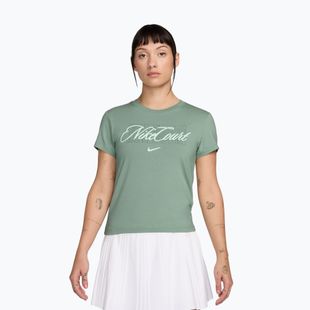 Дамска тениска/фланелка за тенис Nike Court Heritage steam/barely green