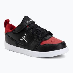 Детски обувки Jordan Court Connect Low black/gym red/white